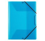 Cartelline a tre lembi con elastico Lumina PP