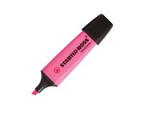 Evidenziatori STABILO Boss Original punta a scalpello rosa 10 pezzi