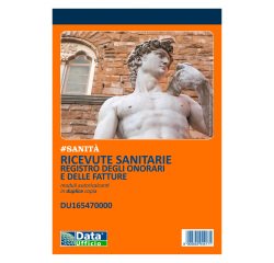Blocco ricevute sanitarie Data Ufficio Bianco rigato perforato 14,8 x 21,5 cm carta