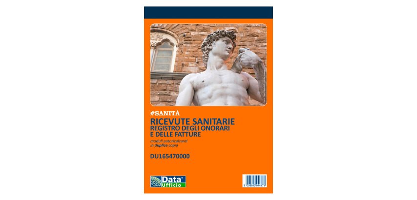 Blocco ricevute sanitarie Data Ufficio Bianco rigato perforato 14,8 x 21,5 cm carta