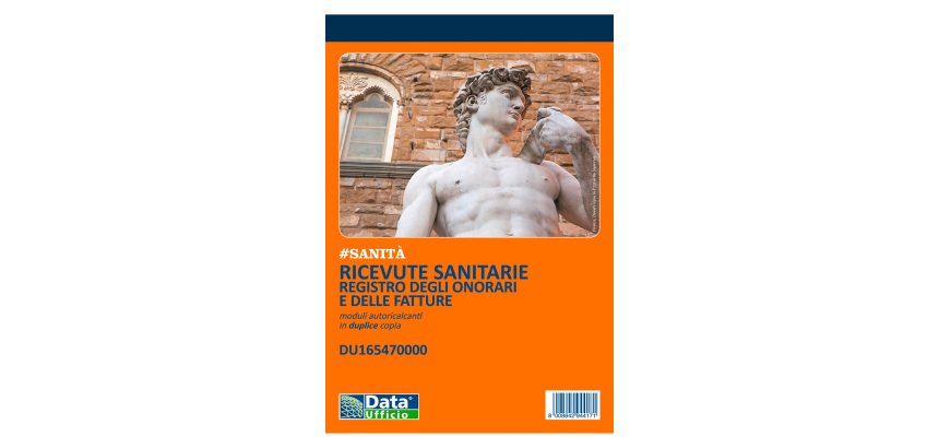 Blocco ricevute sanitarie Data Ufficio Bianco rigato perforato 14,8 x 21,5 cm carta