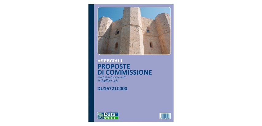 Blocco proposte di commissione Data Ufficio Bianco rigato perforato 21,5 x 29,7 cm carta