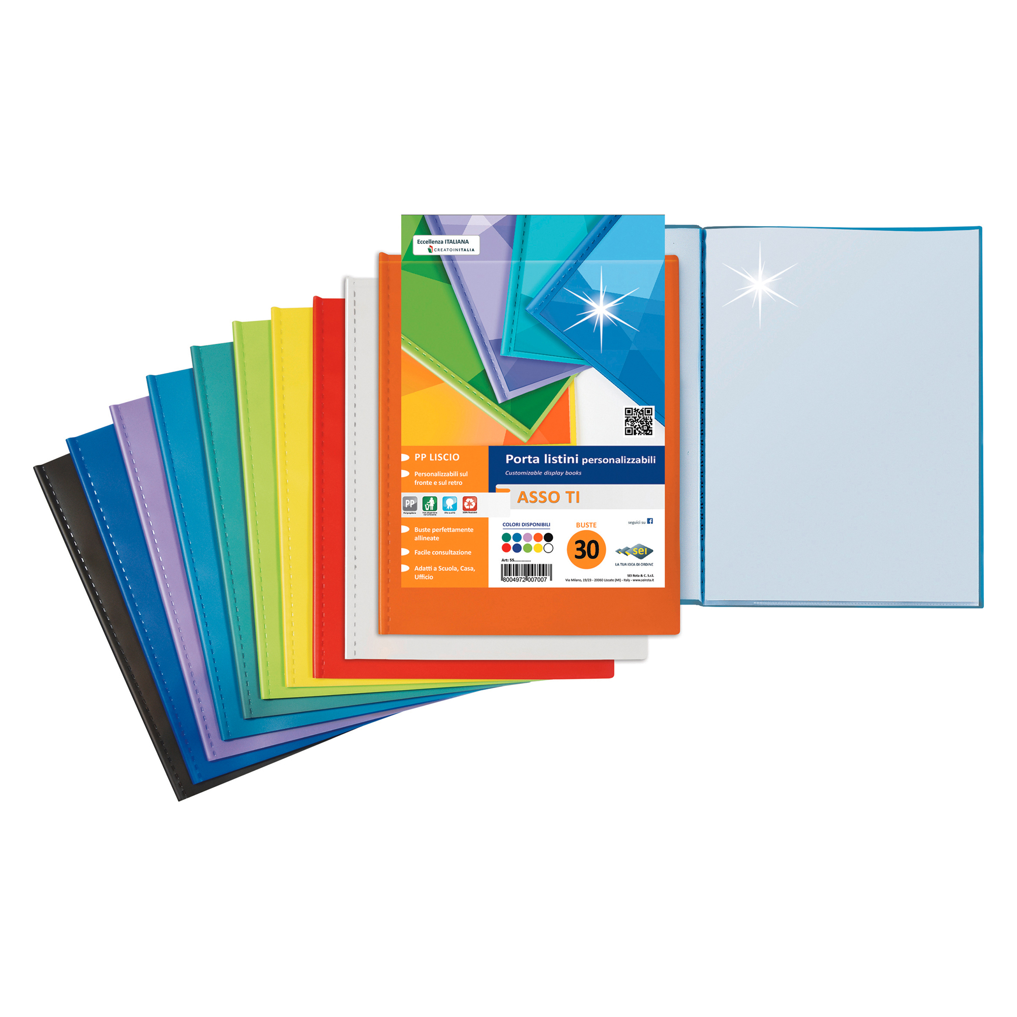 Srvnpioy 2 Pezzi Portalistino A3, 30 Tasche Trasparenti, Porta Vista A3 60 Viste, Presentazione Mostra Libro A3 Per Opere D'arte, Fogli Report, Verde