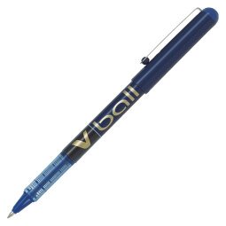 Pilot V-Ball 07 Rollerball Pen Medium 0.4 mm Black Pack of 12