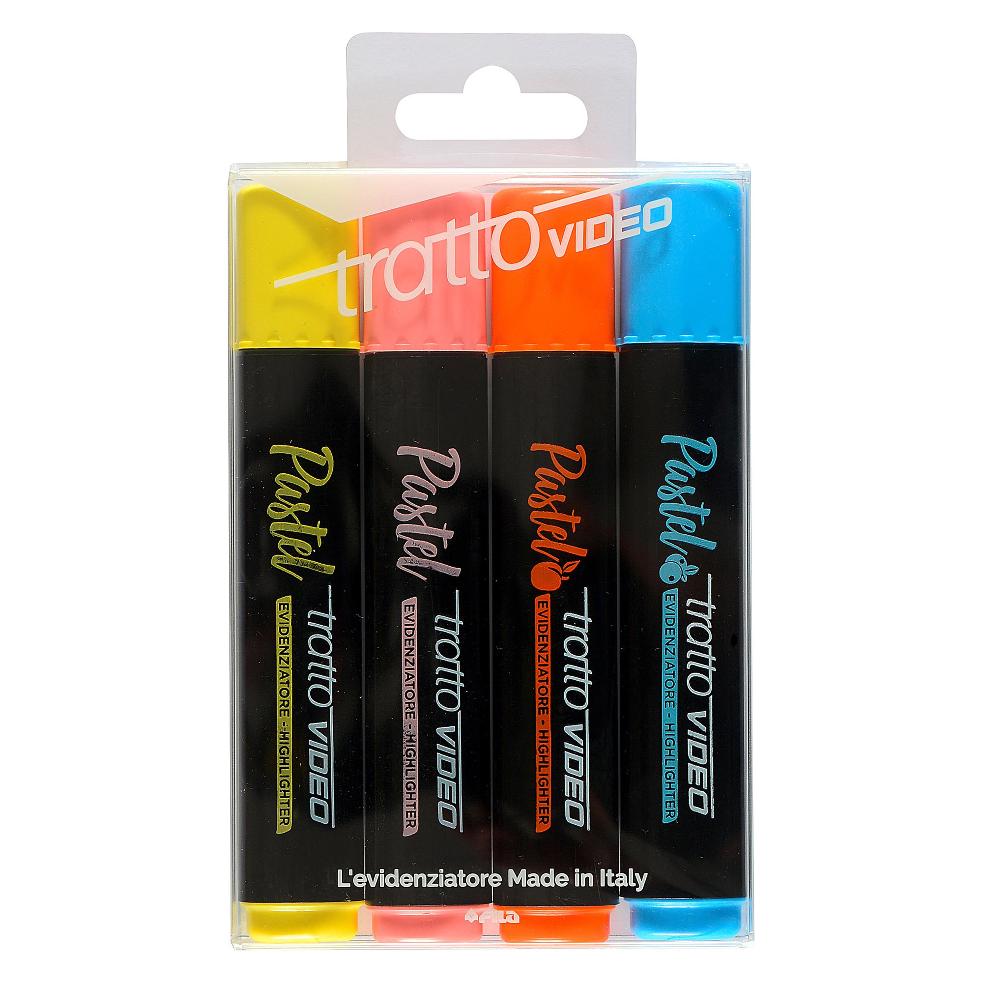 Pennarelli Permanenti BIC Marking 2300 - Punta A Scalpello, 4 Colori Assortiti