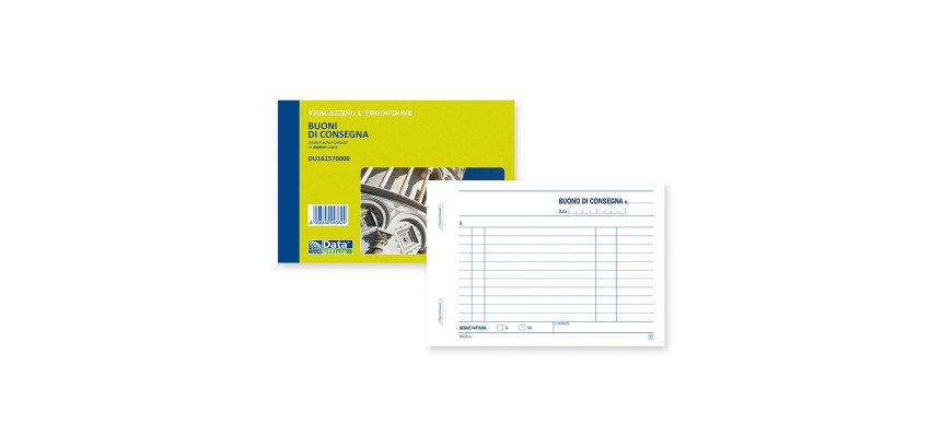 Buoni consegna Data Ufficio Bianco rigato non perforato 11,5 x 16,5 cm carta
