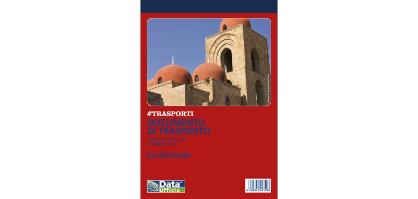 Blocchi DDT Data Ufficio Documenti di trasporto 3 copie Bianco rigato perforato 14,8 x 21,5 cm carta