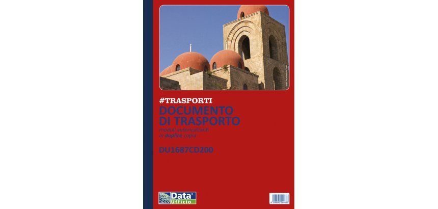 Blocchi DDT Data Ufficio Documenti di trasporto 2 copie Bianco rigato perforato 21,5 x 29,7 cm carta