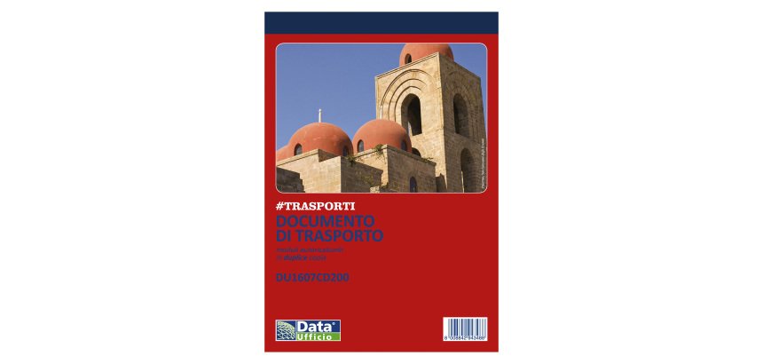 Blocchi DDT Data Ufficio Documenti di trasporto 2 copie Bianco rigato perforato 14,8 x 21,5 cm carta