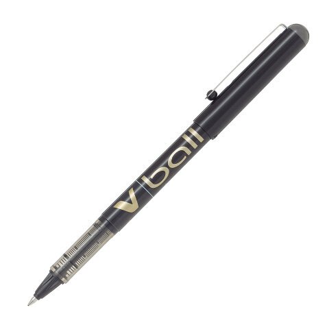 Pilot V-Ball 07 Rollerball Pen Medium 0.4 mm Black Pack of 12