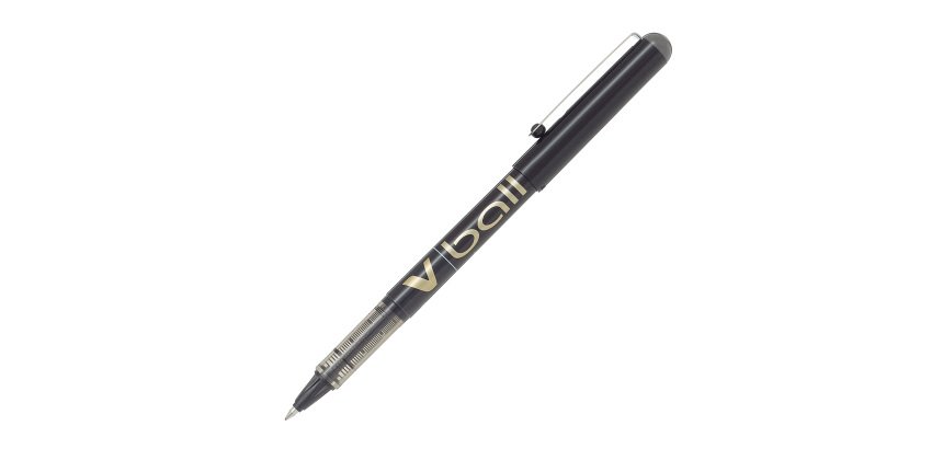 Pilot V-Ball 07 Rollerball Pen Medium 0.4 mm Black Pack of 12