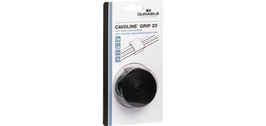 DURABLE Velcro strap cable tie Cavoline Grip 20 Black