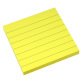 Foglietti riposizionabili stampati Caimi 75 x 75 mm Giallo a righe 12 unità