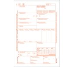 Lettere di vettura internazionale Data Ufficio Bianco rigato non perforato 21 x 31 cm carta 50 unità