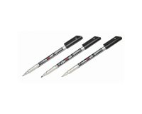 STABILO 156/46 Permanent Marker Fine Bullet 0.7 mm Black Pack of 10