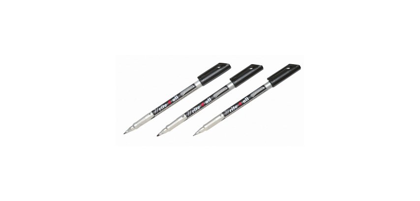 Marcatori STABILO Write-4-all a punta tonda nero 10 pezzi