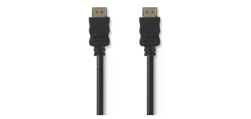 nedis 1 x HDMI Connector to 1 x HDMI Type A (Standard) Connector Cable 2m Black