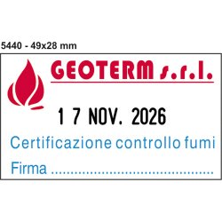 Timbro datario Trodat 5440 multicolore