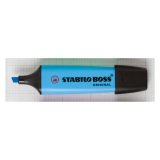 STABILO BOSS ORIGINAL 70/31 Highlighter Blue Medium Chisel 2-5 mm Refillable Pack of 10