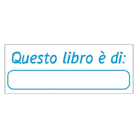 Timbro Trodat Printy 4912 Questo libro e di blu