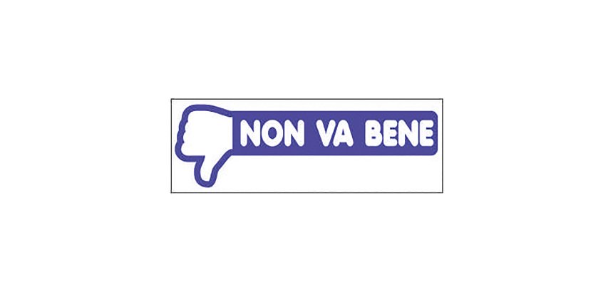 Timbro Trodat Printy 4910 Non va bene blu
