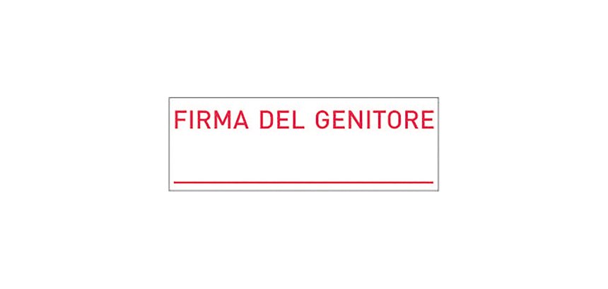 Timbro Trodat Printy 4910 Firma Genitore fucsia