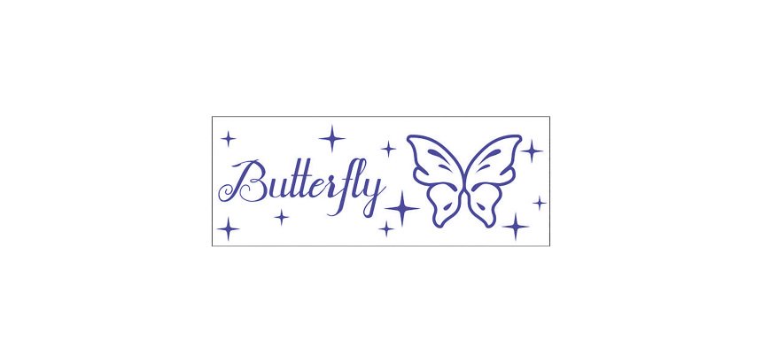 Timbro Trodat Printy 4912 Butterfly bianco