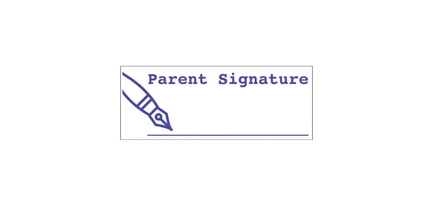 Timbro Trodat Printy 4912 Parent Signature bianco