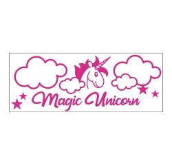 Timbro Trodat Printy 4912 Magic Unicorn neon fucsia