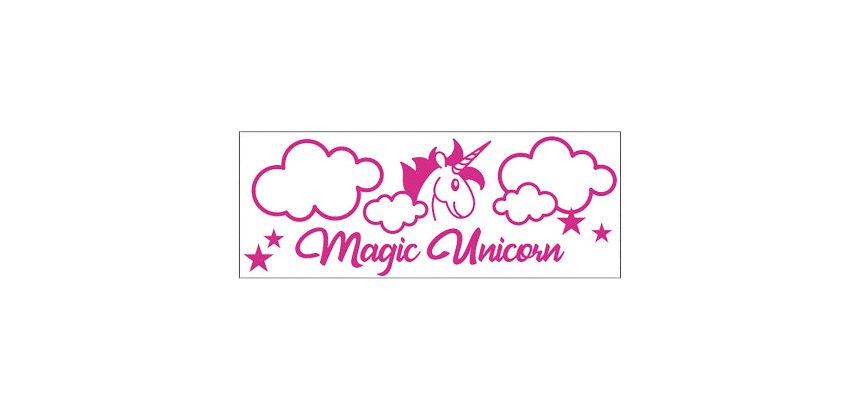 Timbro Trodat Printy 4912 Magic Unicorn neon fucsia