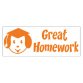 Timbro Trodat Printy 4912 Great homework arancio neon