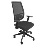 Sedia direzionale Greta tessuto Memory Foam e rete