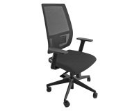 Sedia direzionale Greta tessuto Memory Foam e rete