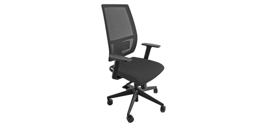 Sedia direzionale Greta tessuto Memory Foam e rete