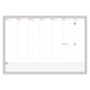 Planning settimanale sottomano rosso 49 x 34 cm 52 fogli