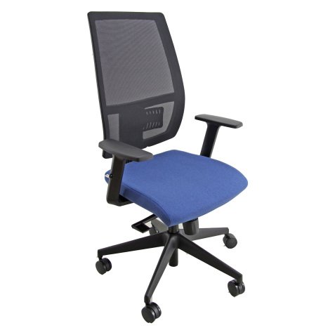 Sedia direzionale Greta tessuto Memory Foam e rete