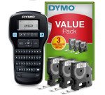 Etiqueteuse portable Dymo Label Manager 160 - Kit avec 3 rubans