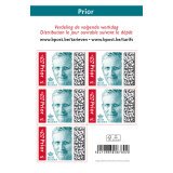 Blister of 10 x 5 stamps King Philippe PRIOR Nat 1 (Belgium). (This item will not count towards your gift or calculation of possible postal charges)