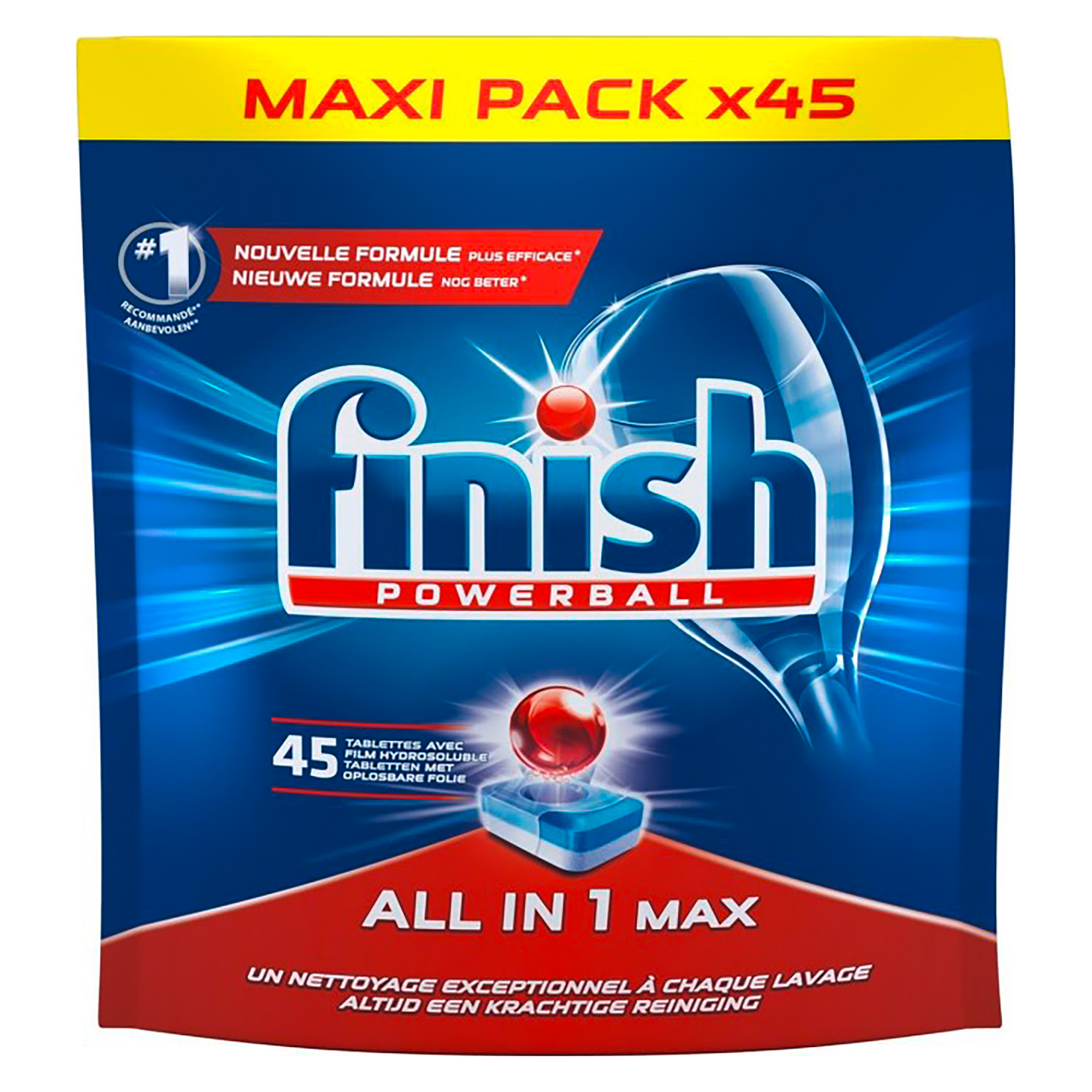 Finish Powerball Ultimate Plus Material Care Review, Dishwasher detergent