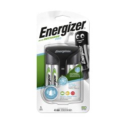 Energizer chargeur de 4 piles accus AA/LR06, AAA/LR03