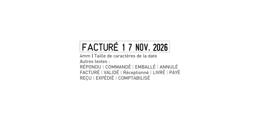 Trodat Professional 5117 French