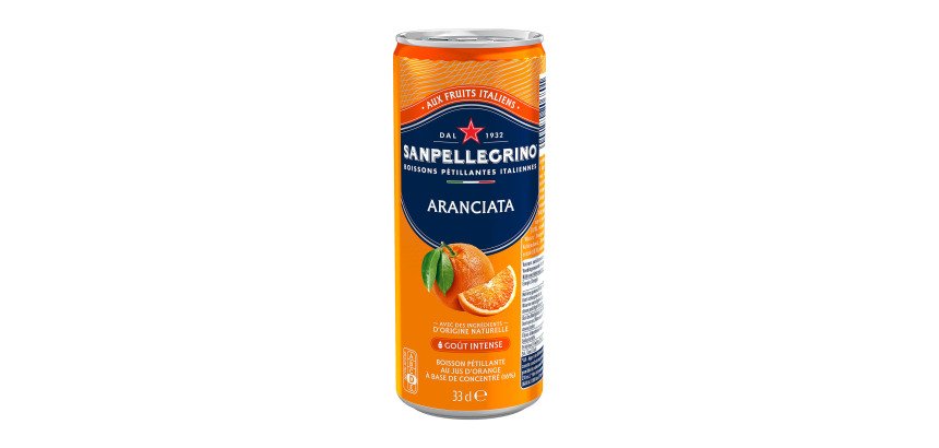 Aranciata San Pellegrino 33 cl - 24 canettes