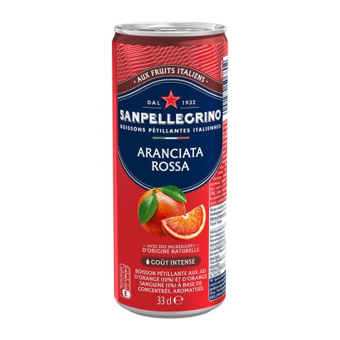 Aranciata Rossa San Pellegrino 33 cl - 24 cans