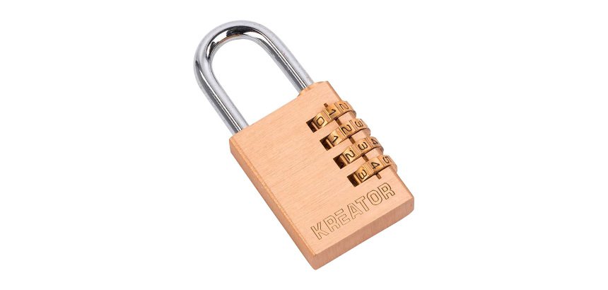 Candado con 4 dígitos Kreator 