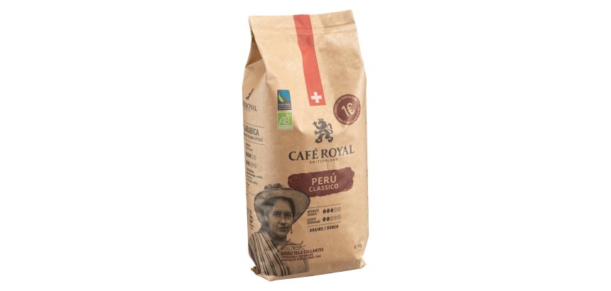 Café en grains Café Royal Pérou Classico - Paquet de 1 kg