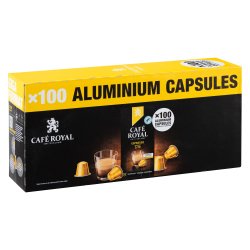 Capsules de café Café Royal Espresso - Carton de 100