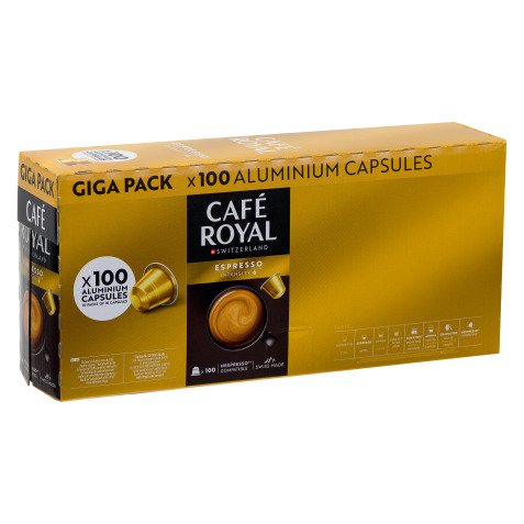 Capsules de café Café Royal Espresso - Carton de 100