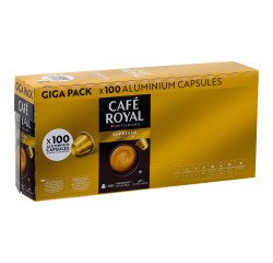 Capsules de café Café Royal Espresso - Carton de 100