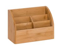 Pencil holder and organizer Cep Silva Bamboo 5 compartments