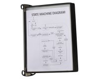 Clasificador de pared magnético profesional Djois by Tarifold con 5 bolsillos para formato A4